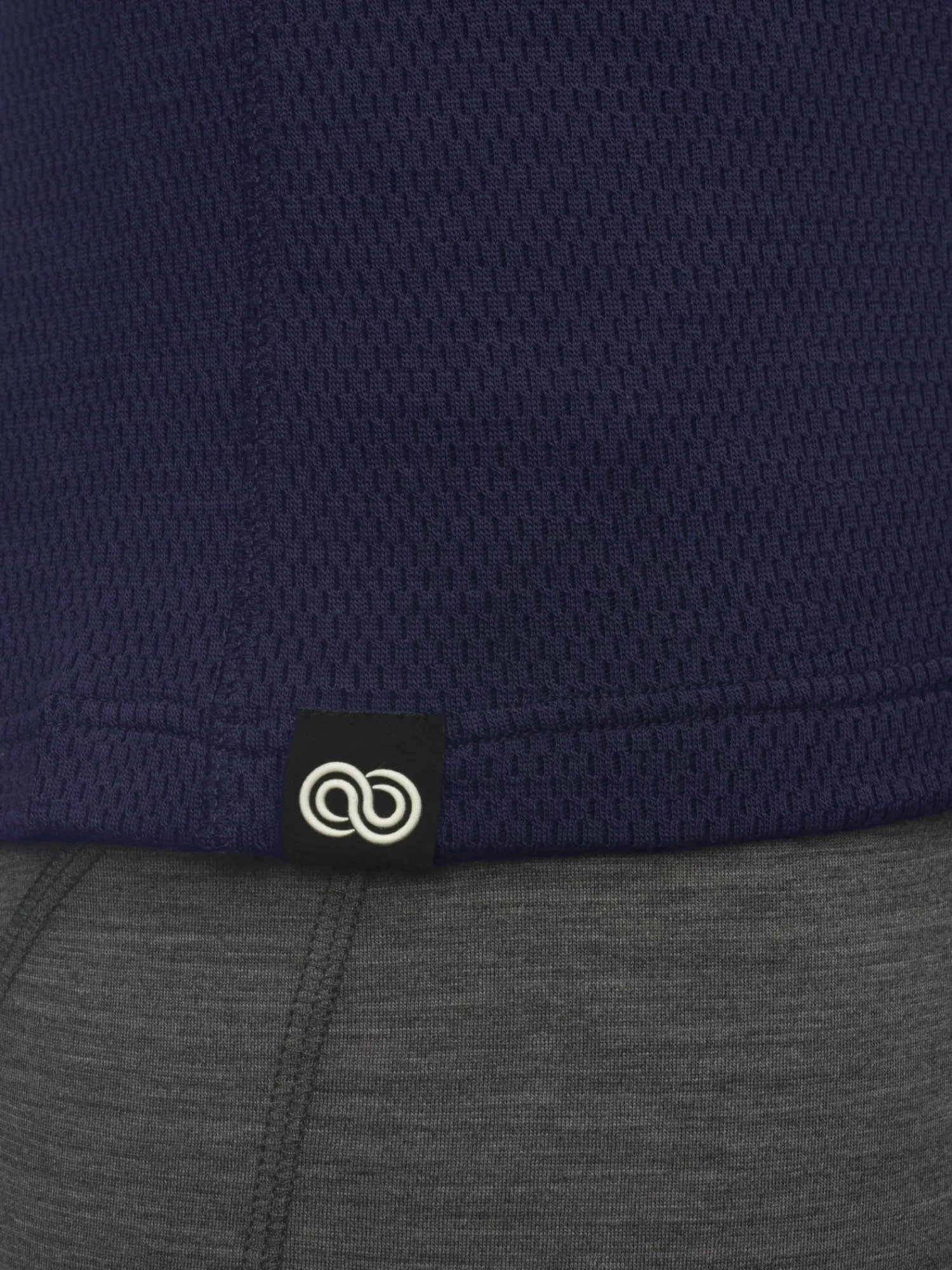 Hot Rewoolution ADARA - t-shirt in merino mesh 180 gr per uomo in colore blu