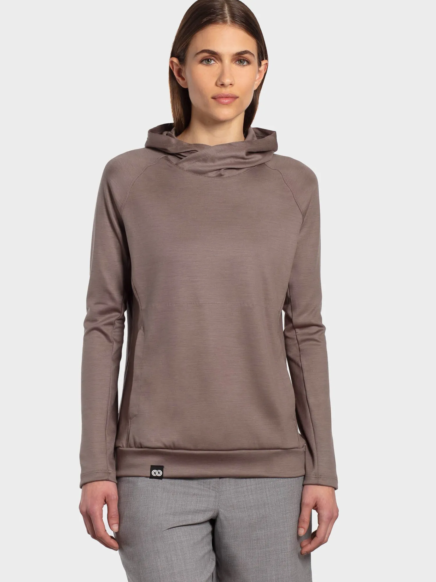 Hot Rewoolution AKINA - felpa 280 gr per donna in colore marrone