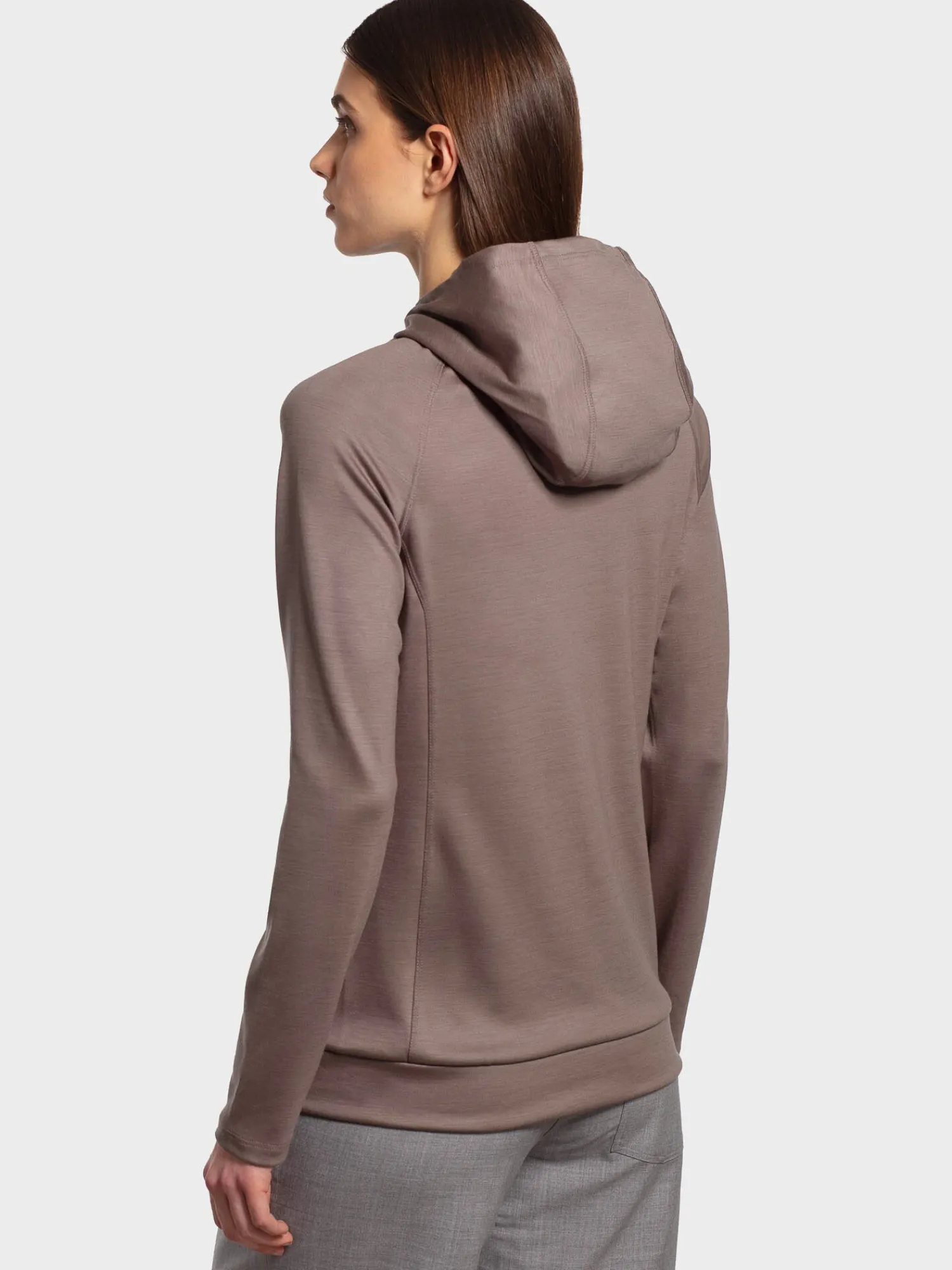 Hot Rewoolution AKINA - felpa 280 gr per donna in colore marrone