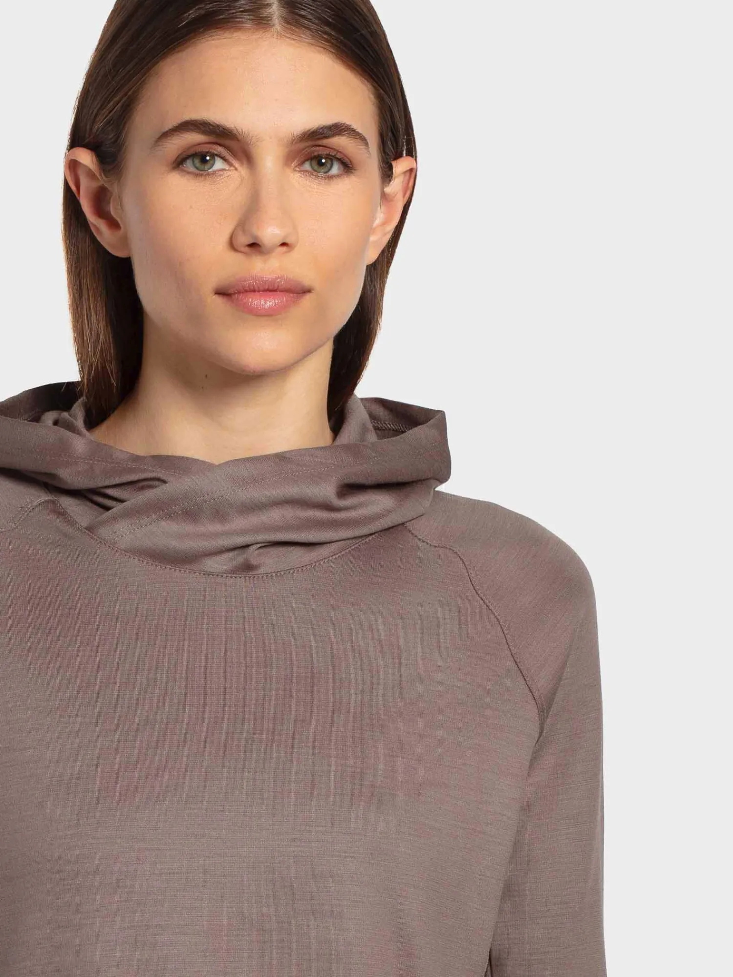 Hot Rewoolution AKINA - felpa 280 gr per donna in colore marrone