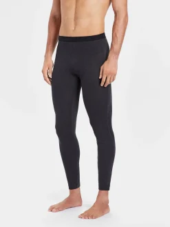 Outlet Rewoolution ARNEB - leggings in merino mesh 180 gr per uomo in colore grigio