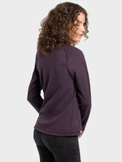 Discount Rewoolution ASPIRING - felpa 280 gr per donna in colore viola