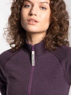 Discount Rewoolution ASPIRING - felpa 280 gr per donna in colore viola
