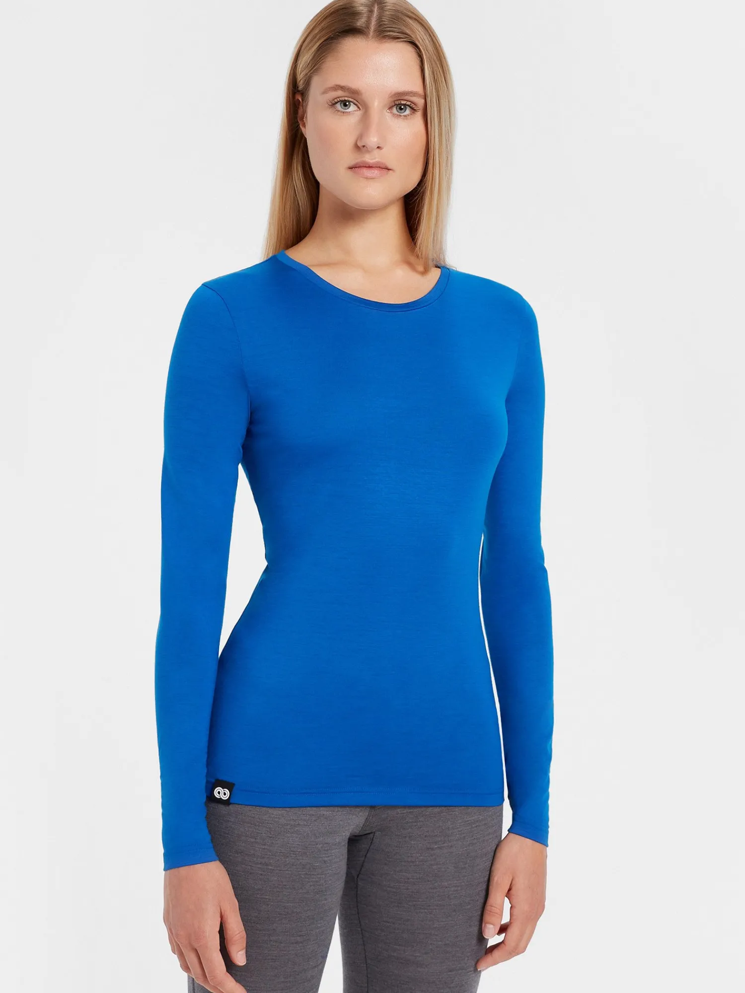 Fashion Rewoolution BERRY - t-shirt in merino jersey 140 gr per donna in colore blu