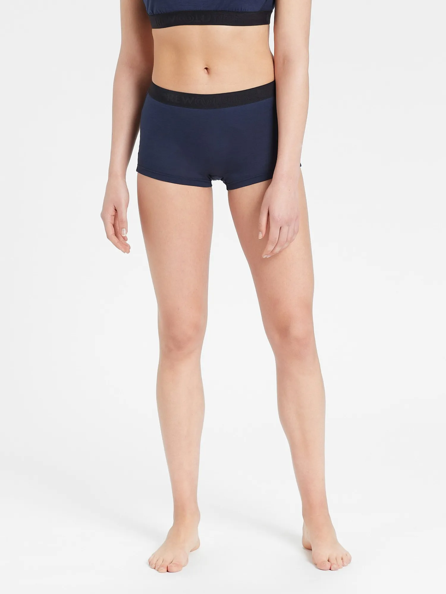 Best Rewoolution BOXWA - intimo in merino jersey 140 gr per donna in colore blu