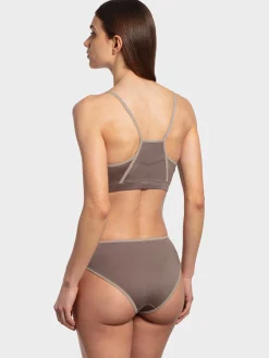 Online Rewoolution BRA - intimo  in merino jersey 140 gr  per donna in colore marrone
