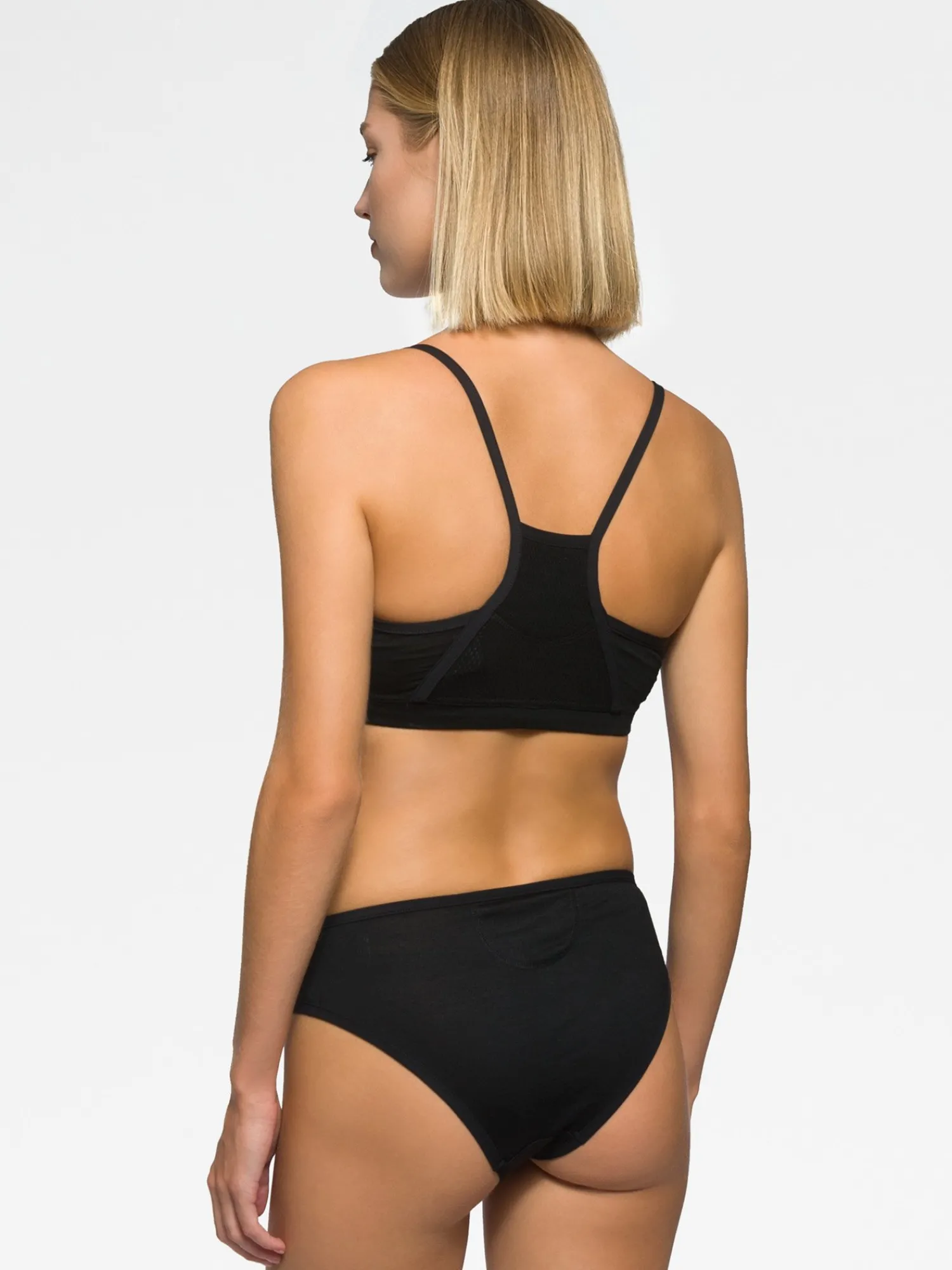 Online Rewoolution BRA - intimo in merino jersey 140 gr per donna in colore nero
