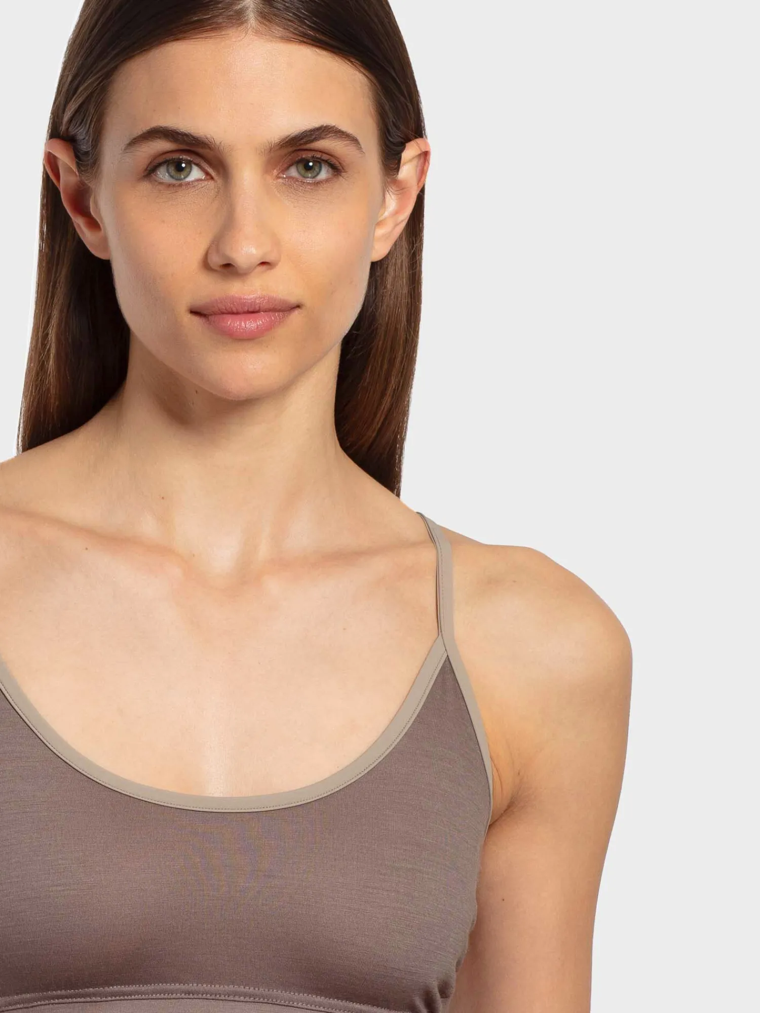 Online Rewoolution BRA - intimo in merino jersey 140 gr per donna in colore marrone