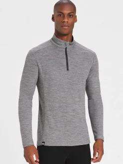 Hot Rewoolution CASTOR - felpa in merino mesh 180 gr per uomo in colore grigio