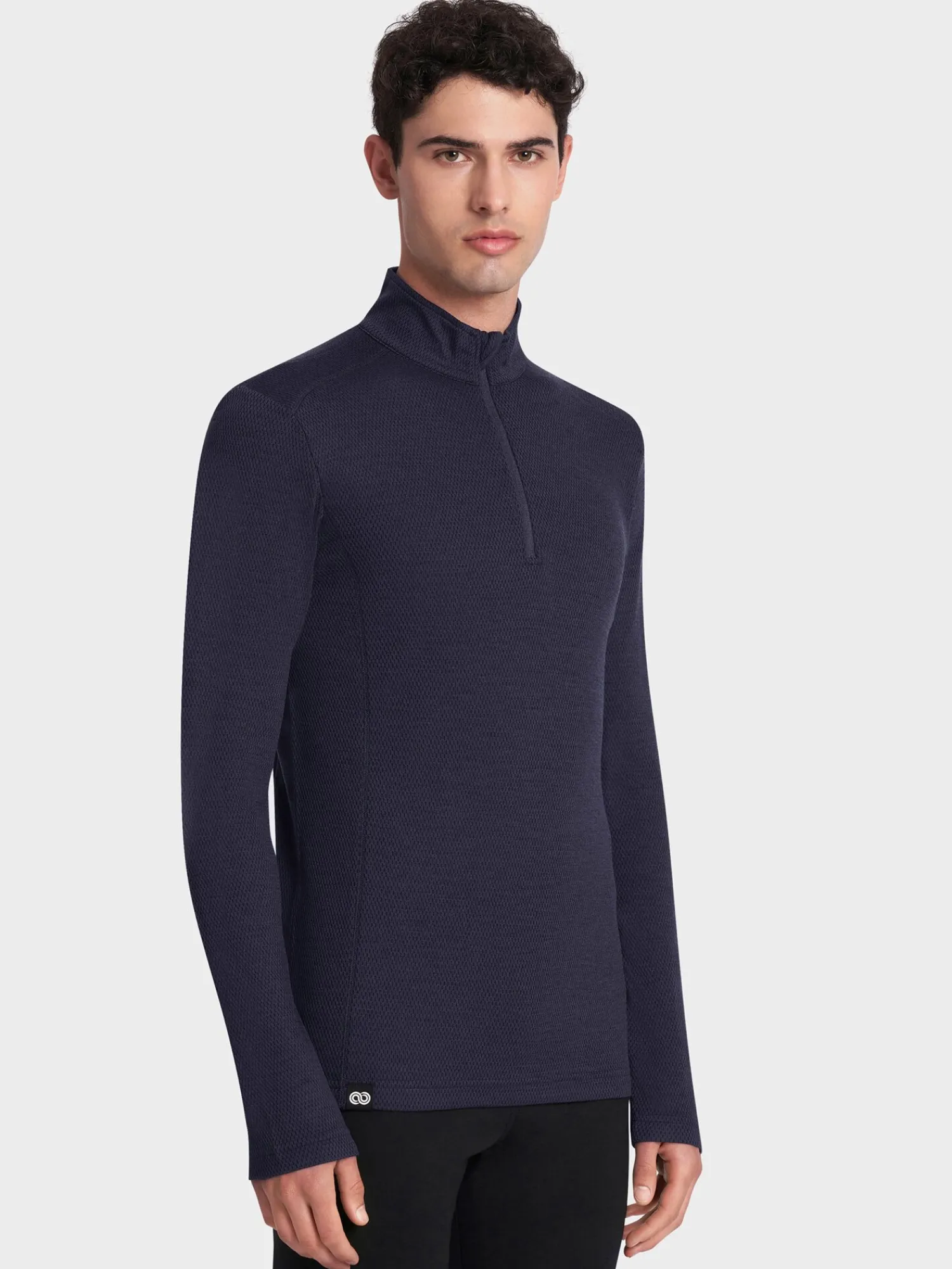Best Rewoolution CASTOR - felpa in merino mesh 180 gr per uomo in colore blu