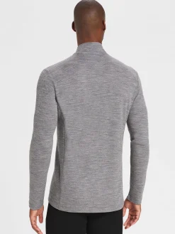Hot Rewoolution CASTOR - felpa in merino mesh 180 gr  per uomo in colore grigio