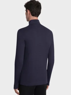 Best Rewoolution CASTOR - felpa in merino mesh 180 gr  per uomo in colore blu