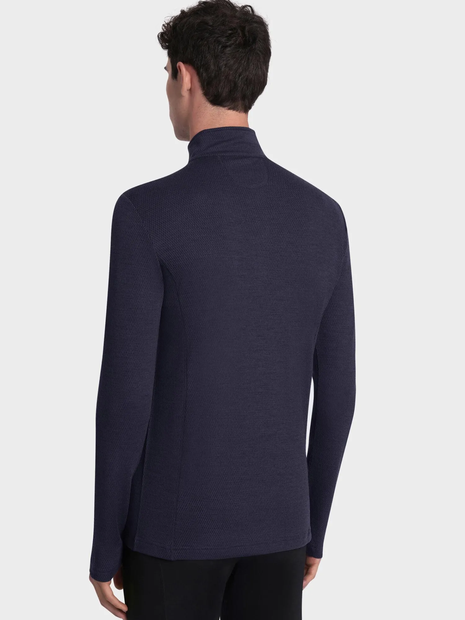 Best Rewoolution CASTOR - felpa in merino mesh 180 gr per uomo in colore blu