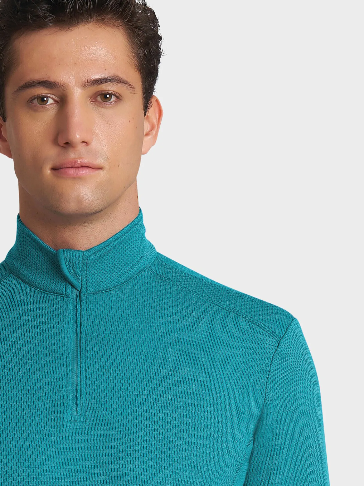 Hot Rewoolution CASTOR - felpa in merino mesh 180 gr per uomo in colore verde