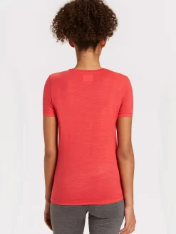 Fashion Rewoolution CHERRY - t-shirt in merino jersey 140 gr per donna in colore rosa