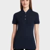 Fashion Rewoolution CLEO - polo in 100% reda active® merino piquet 210 gr per donna in colore blu