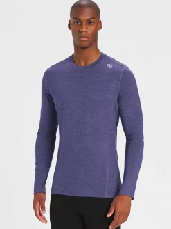 Best Rewoolution EXPLORER - t-shirt in merino jersey 190 gr per uomo in colore blu