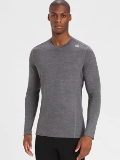 Sale Rewoolution EXPLORER - t-shirt in merino jersey 190 gr per uomo in colore grigio