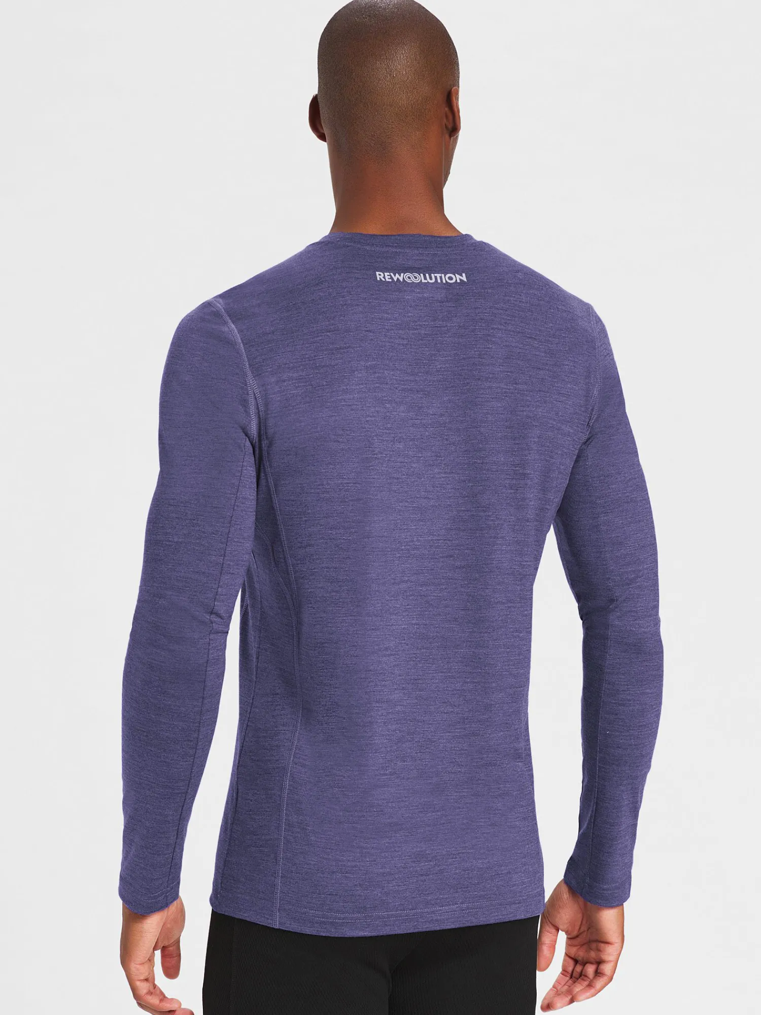 Best Rewoolution EXPLORER - t-shirt in merino jersey 190 gr per uomo in colore blu
