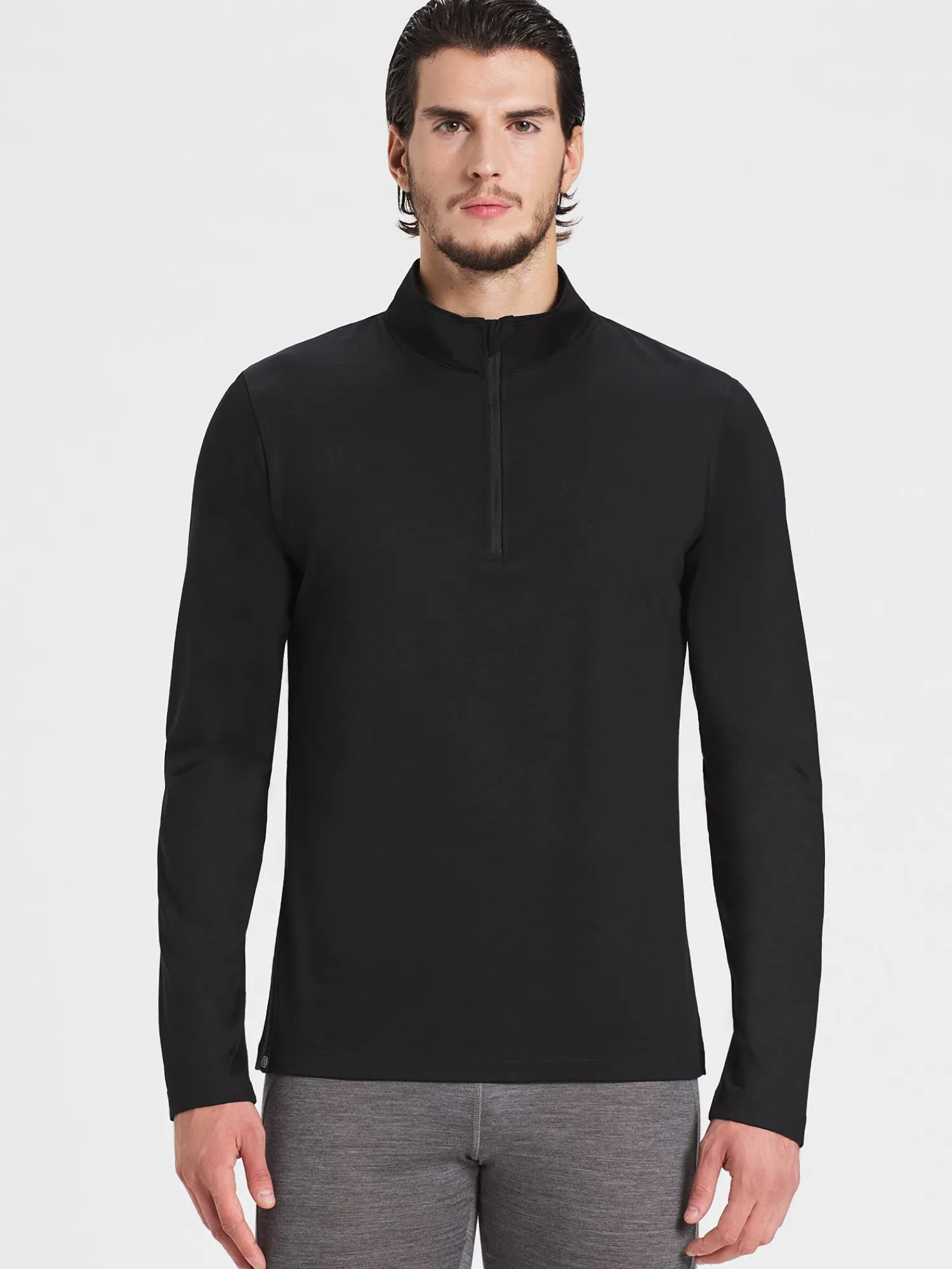 Best Rewoolution FAKIE - felpa in merino jersey 190 gr per uomo in colore nero