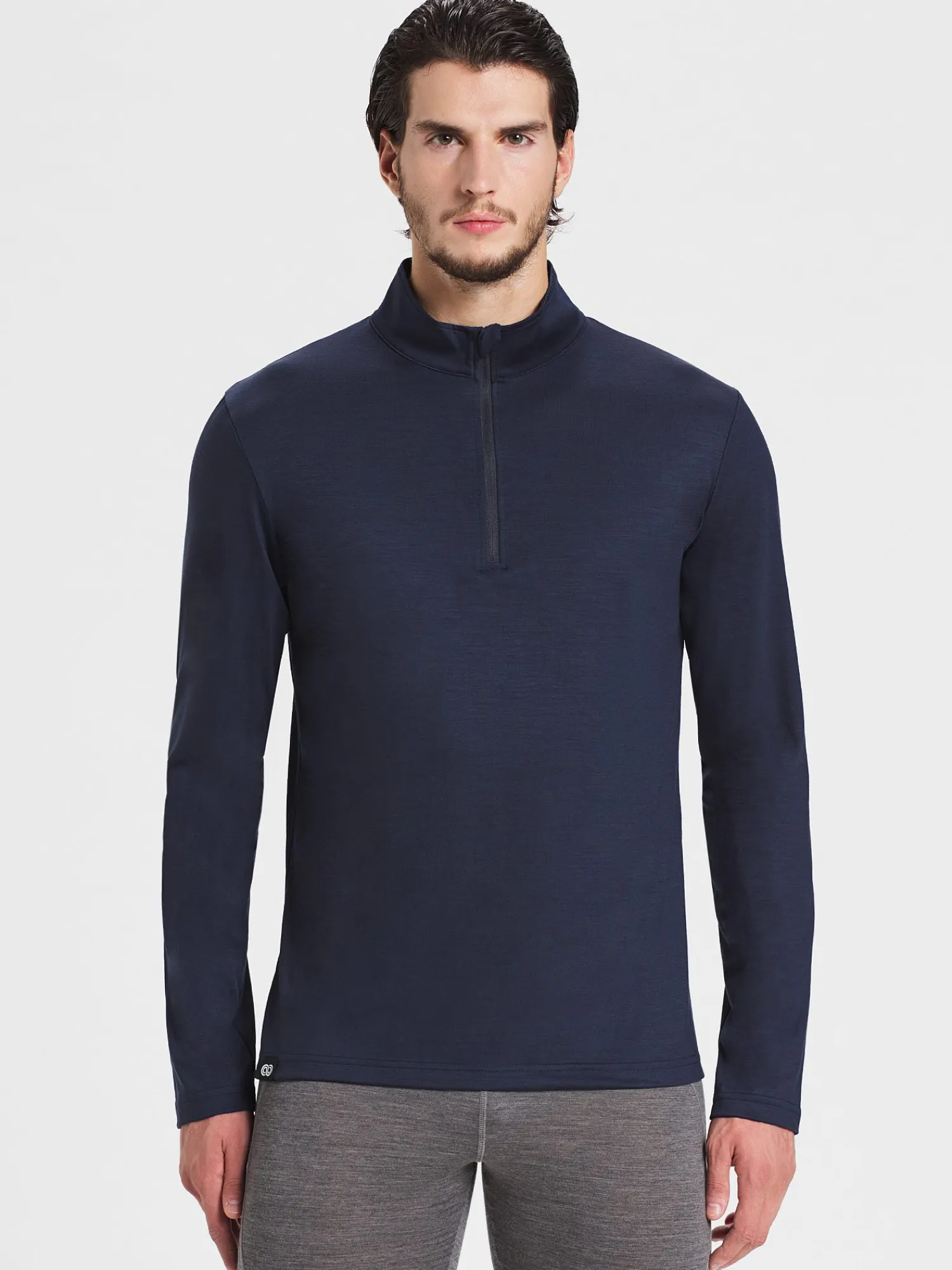 Best Rewoolution FAKIE - felpa in merino jersey 190 gr per uomo in colore blu