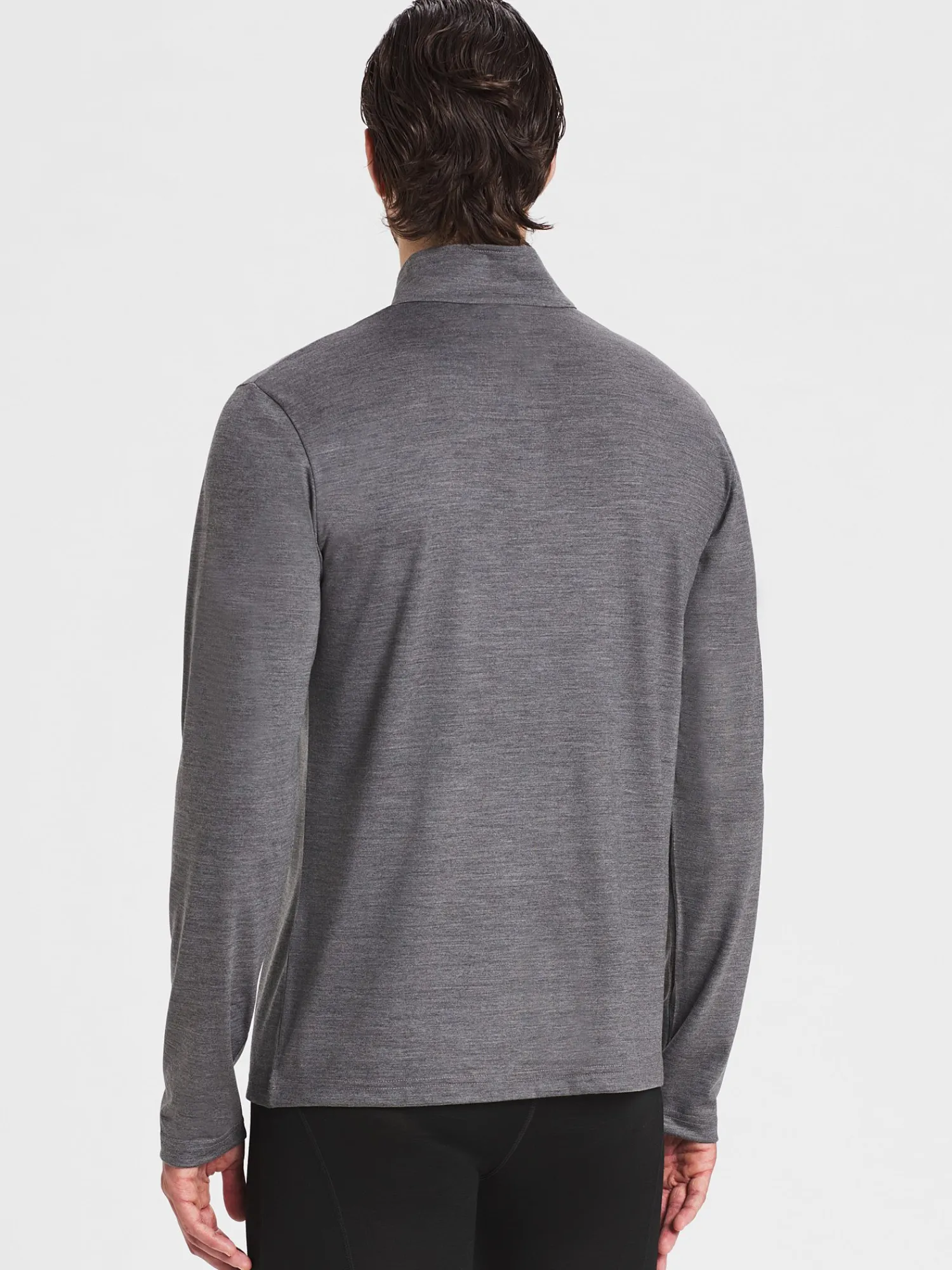 Hot Rewoolution FAKIE - felpa in merino jersey 190 gr per uomo in colore grigio