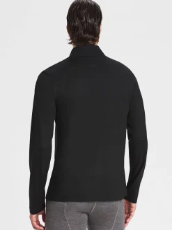 Best Rewoolution FAKIE - felpa in merino jersey 190 gr per uomo in colore nero