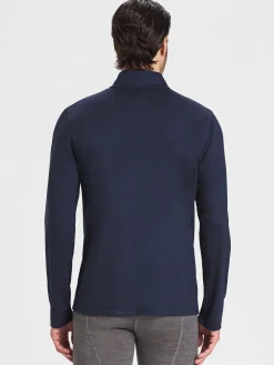 Best Rewoolution FAKIE - felpa in merino jersey 190 gr per uomo in colore blu
