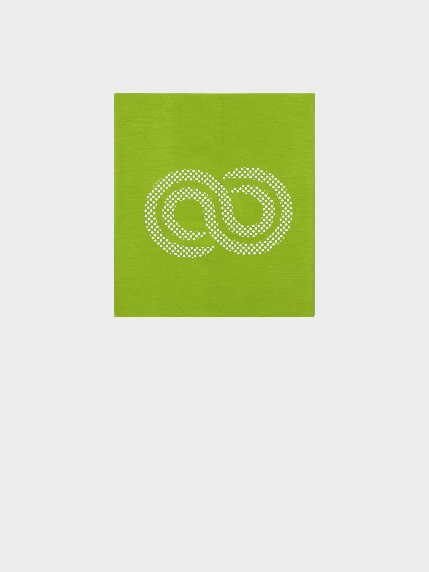 Outlet Rewoolution FAREO - accessorio in merino jersey 190 gr per uomo in colore verde