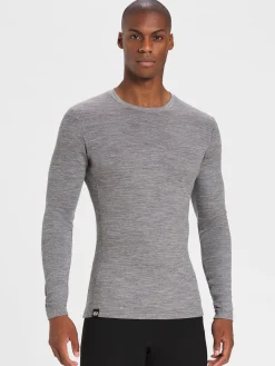 New Rewoolution FURUD - t-shirt in merino mesh 180 gr per uomo in colore grigio
