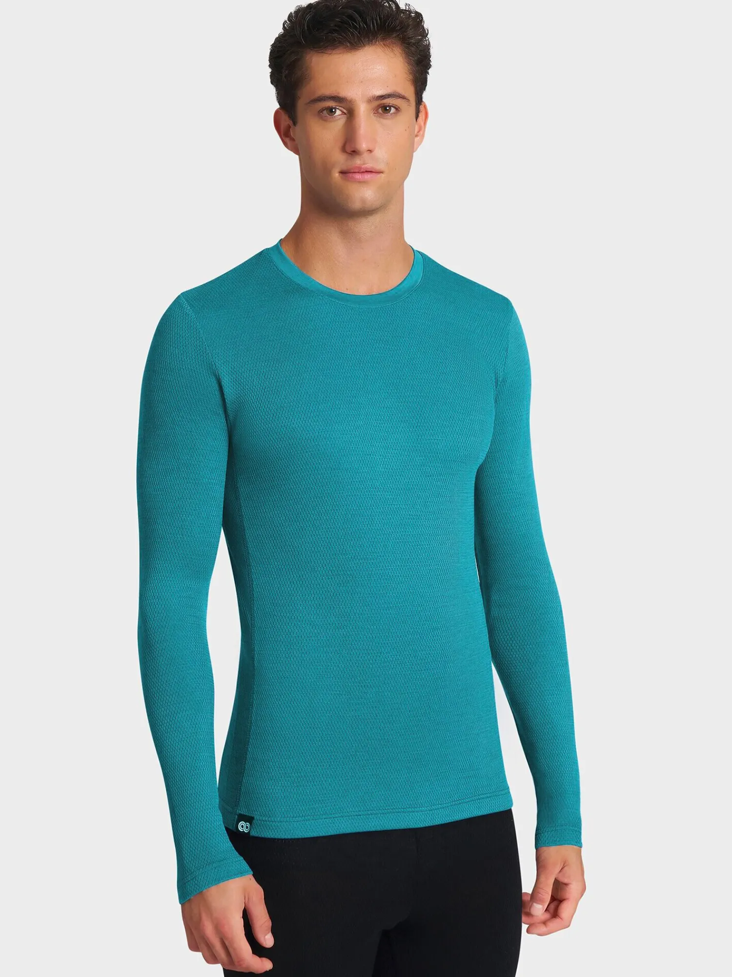 Fashion Rewoolution FURUD - t-shirt in merino mesh 180 gr per uomo in colore verde
