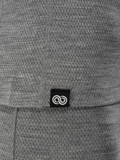 New Rewoolution FURUD - t-shirt in merino mesh 180 gr  per uomo in colore grigio