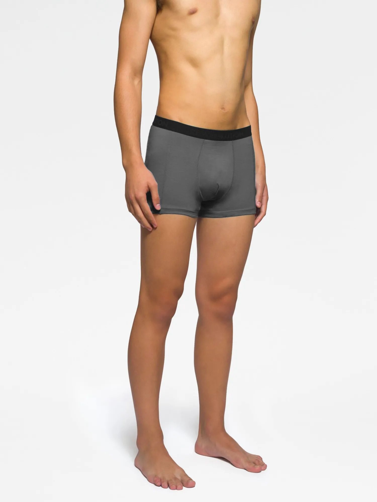 Online Rewoolution GAZ - intimo in merino jersey 140 gr per uomo in colore grigio