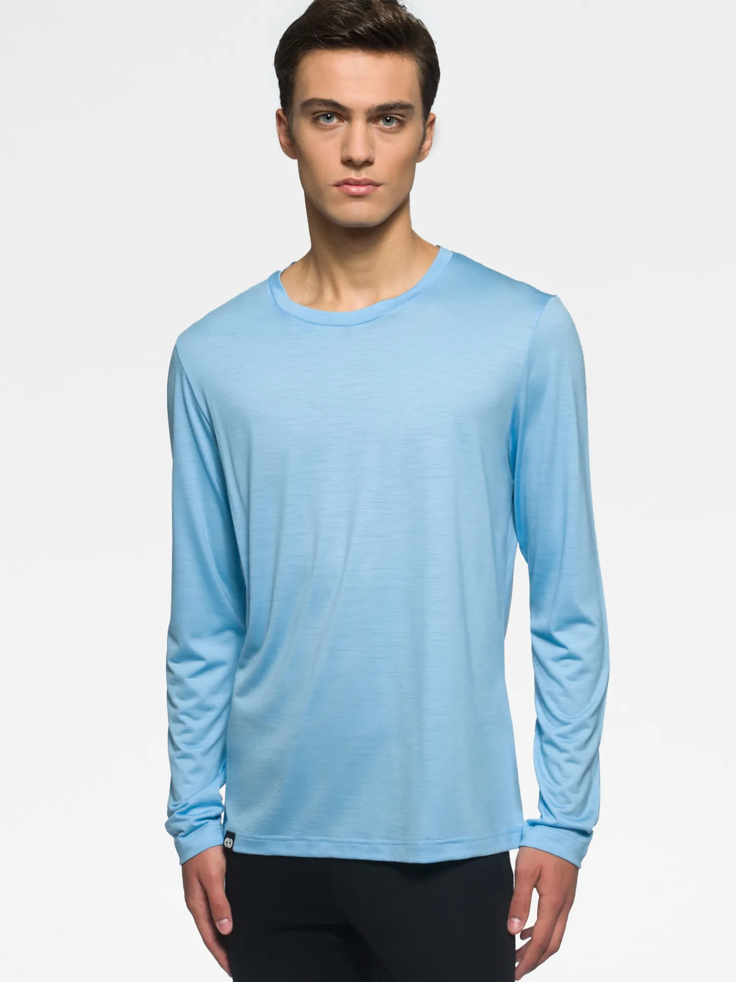 Discount Rewoolution GRAB - t-shirt in merino jersey 140 gr per uomo in colore blu