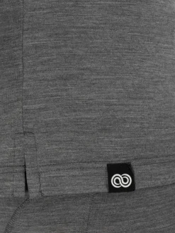 Outlet Rewoolution GRAB - t-shirt in merino jersey 140 gr per uomo in colore grigio