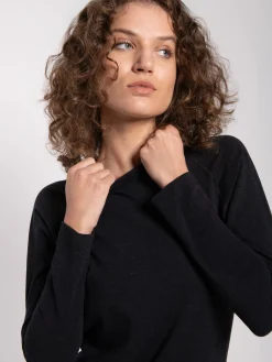New Rewoolution GRAHAM - t-shirt 210 gr per donna in colore nero
