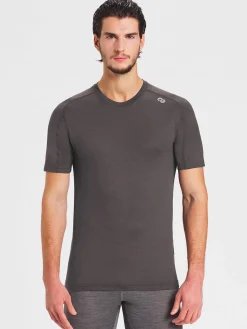 Hot Rewoolution HERO - t-shirt in merino jersey 140 gr per uomo in colore marrone