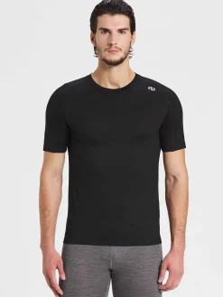 Hot Rewoolution HERO - t-shirt in merino jersey 140 gr per uomo in colore nero