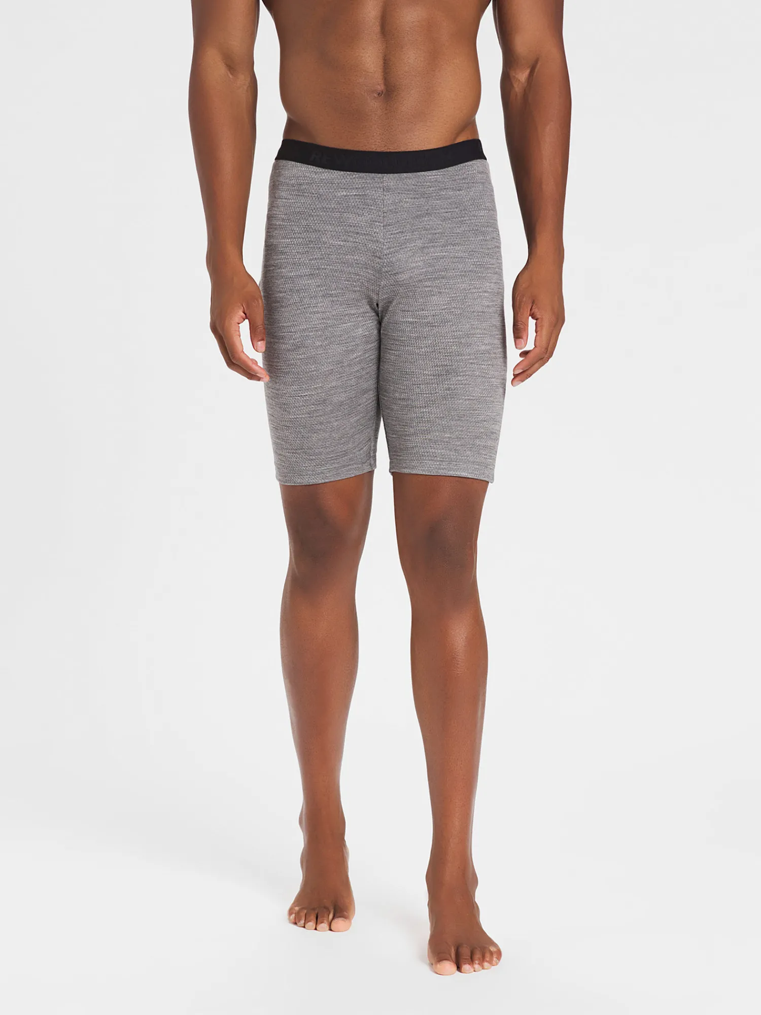 Hot Rewoolution HOFN - leggings in merino mesh 180 gr per uomo in colore grigio