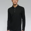 Hot Rewoolution INDY - polo in merino jersey 190 gr per uomo in colore nero