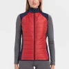 Clearance Rewoolution IRIS - giacca in merino punto roma 280 gr per donna in colore blu