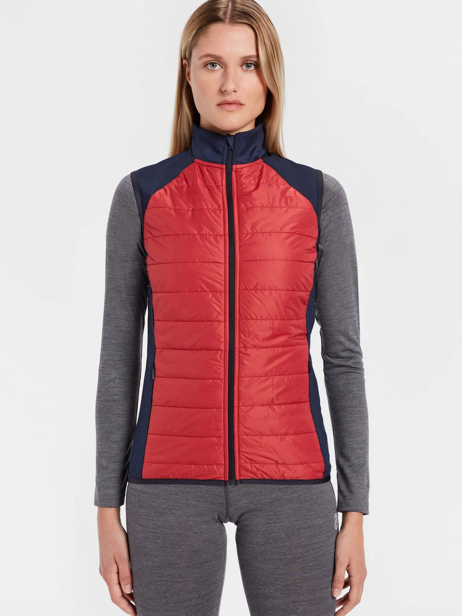 Clearance Rewoolution IRIS - giacca in merino punto roma 280 gr per donna in colore blu