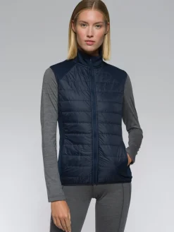 Fashion Rewoolution IRIS - giacca in merino punto roma 280 gr per donna in colore blu