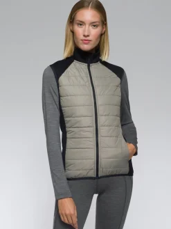 Sale Rewoolution IRIS - giacca in merino punto roma 280 gr per donna in colore nero