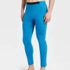 Discount Rewoolution JOHNNY - leggings in merino jersey 140 gr  per uomo in colore blu