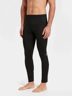 Online Rewoolution JOHNNY - leggings in merino jersey 140 gr per uomo in colore nero