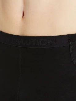 Online Rewoolution JOHNNY - leggings in merino jersey 140 gr  per uomo in colore nero