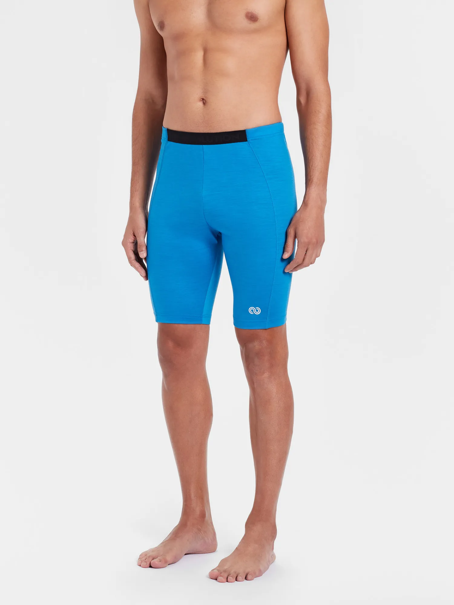 Sale Rewoolution KEID - leggings in merino jersey 190 gr per uomo in colore blu