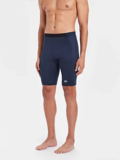 Fashion Rewoolution KEID - leggings in merino jersey 190 gr per uomo in colore blu