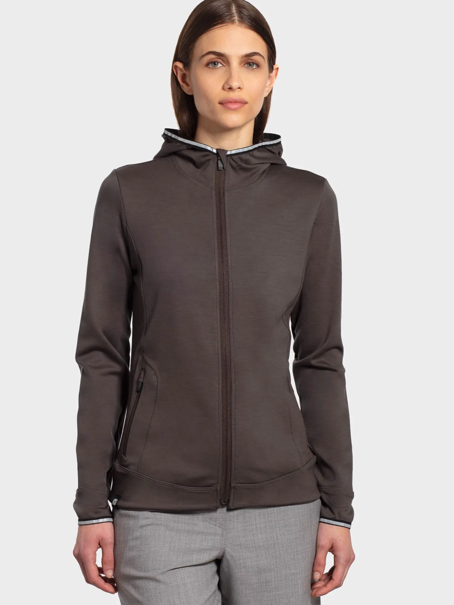 Clearance Rewoolution LARU - felpa 280 gr per donna in colore marrone